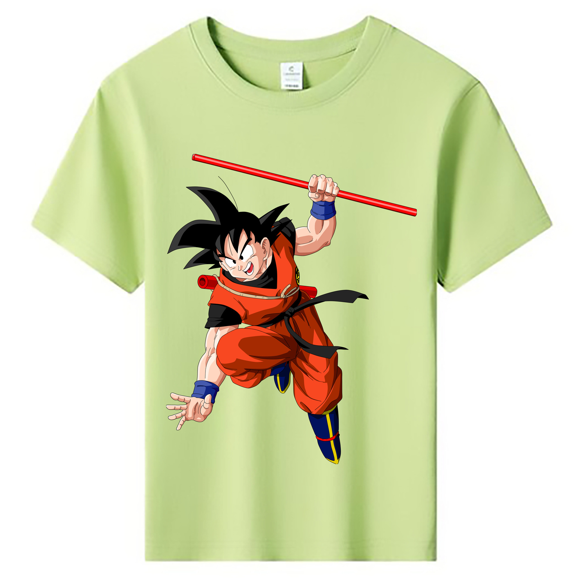 （画像用） ドラゴンボール 孫悟空（そん ごくう）Son Goku カカロット DRAGON BALL Kakarotto 綿100％キッズTシャツ（フロントプリント）